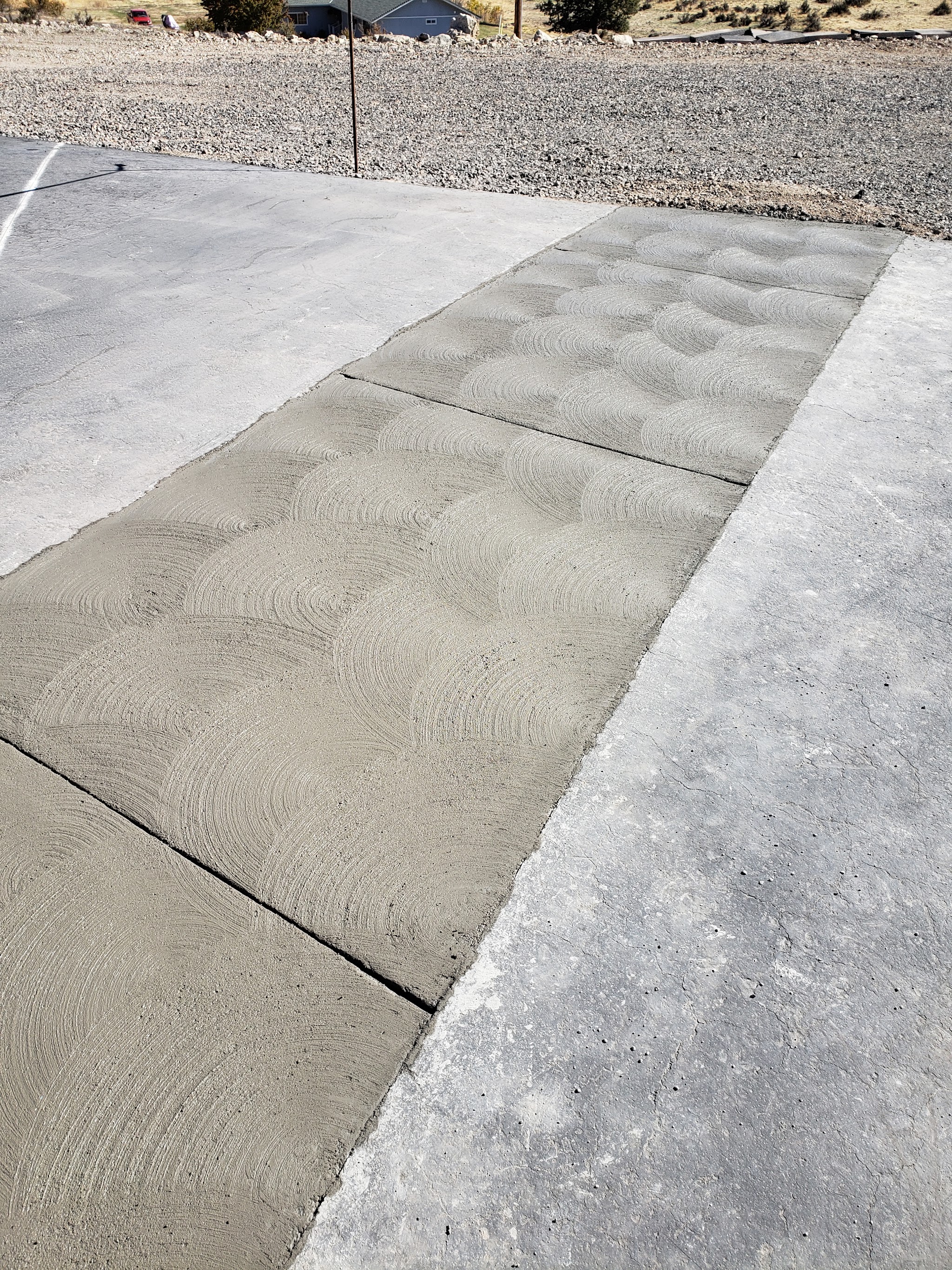 Williams Custom Concrete job site